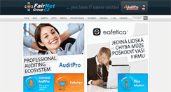 Desktop Screenshot of fairnet.cz