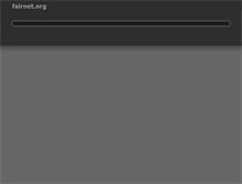 Tablet Screenshot of fairnet.org